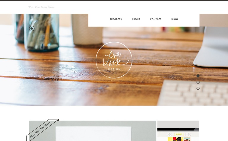 Web Design Inspiration - Eva Black Design