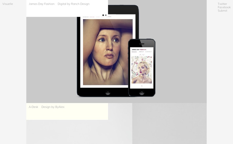 Web Design Inspiration - Visuelle
