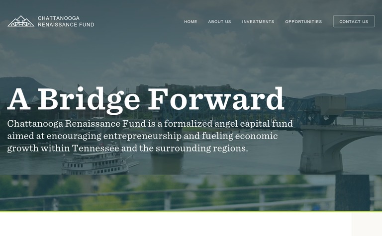 Web Design Inspiration - Chattanooga Renaissance Fund