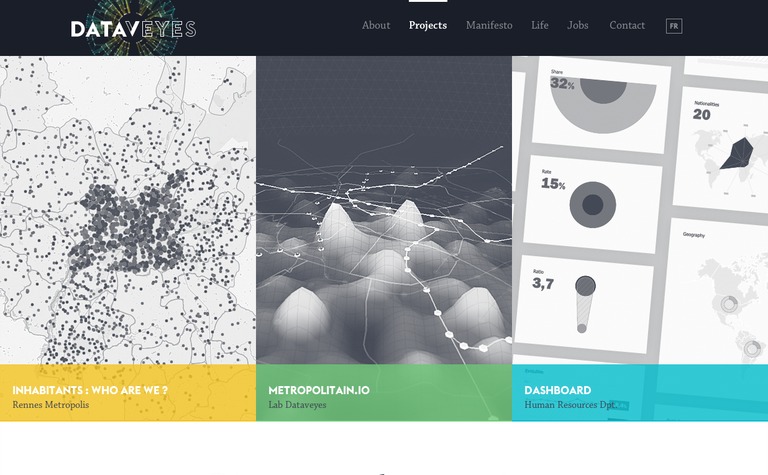 Web Design Inspiration - Dataveyes
