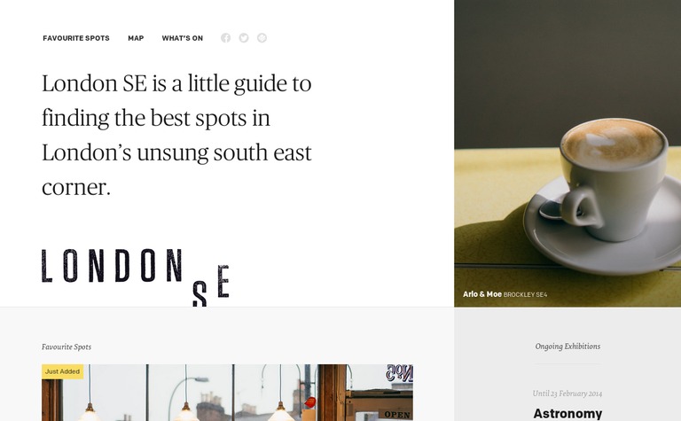 Web Design Inspiration - London SE