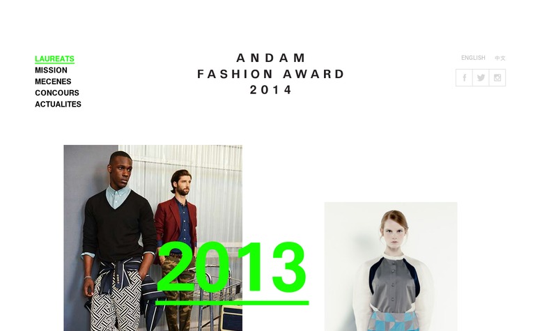 Web Design Inspiration - Andam