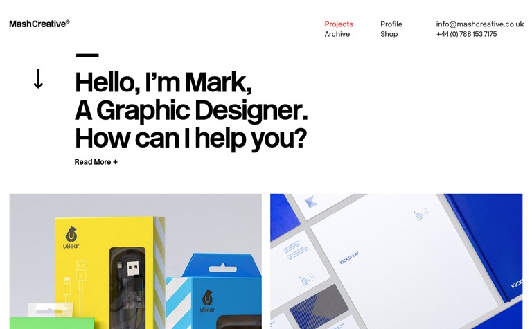 Web Design Inspiration - Mash Creative