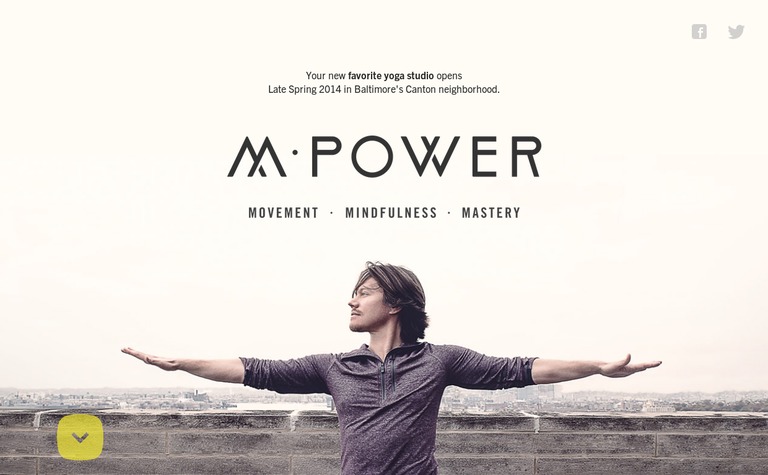 Web Design Inspiration - M·Power Yoga