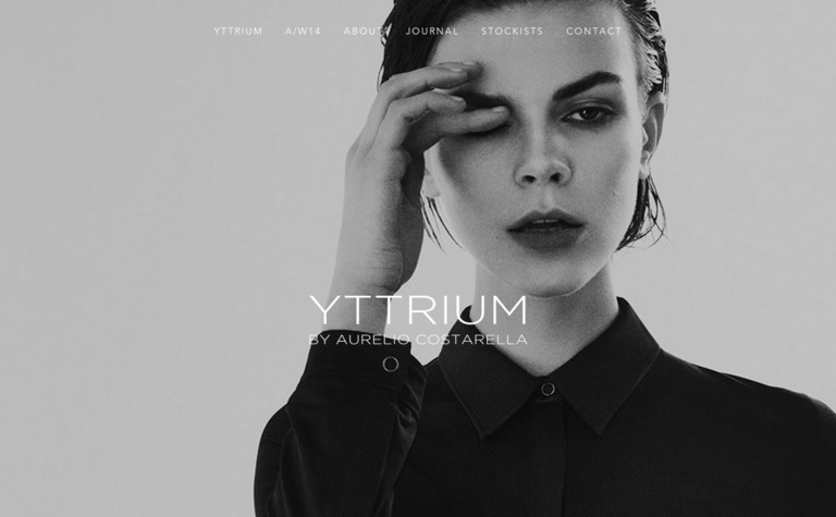 Web Design Inspiration - Yttrium