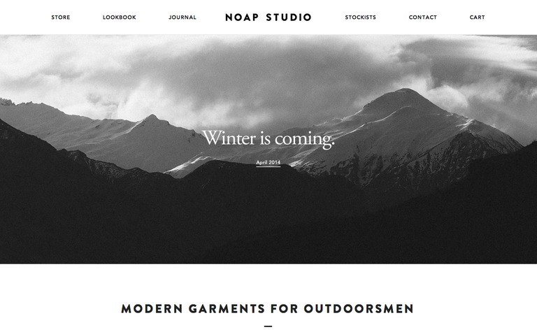 Web Design Inspiration - Noap Studio