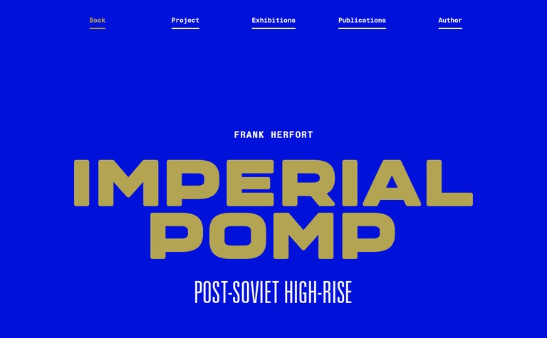 Web Design Inspiration - Imperial Pomp