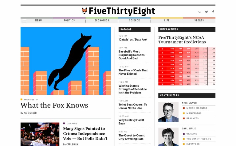 Web Design Inspiration - FiveThirtyEight