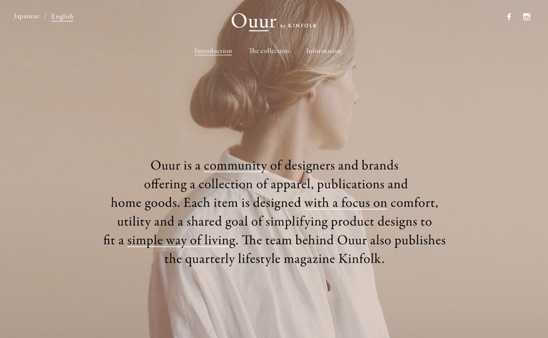 Web Design Inspiration - Ouur