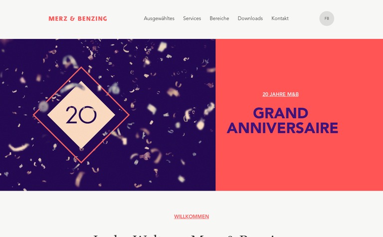 Web Design Inspiration - Merz & Benzing