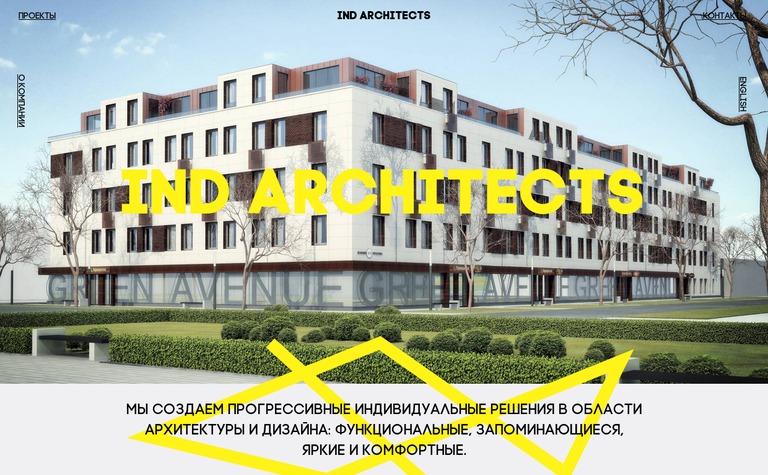 Web Design Inspiration - IND Architects