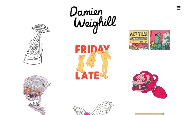Web Design Inspiration - Damien Weighill