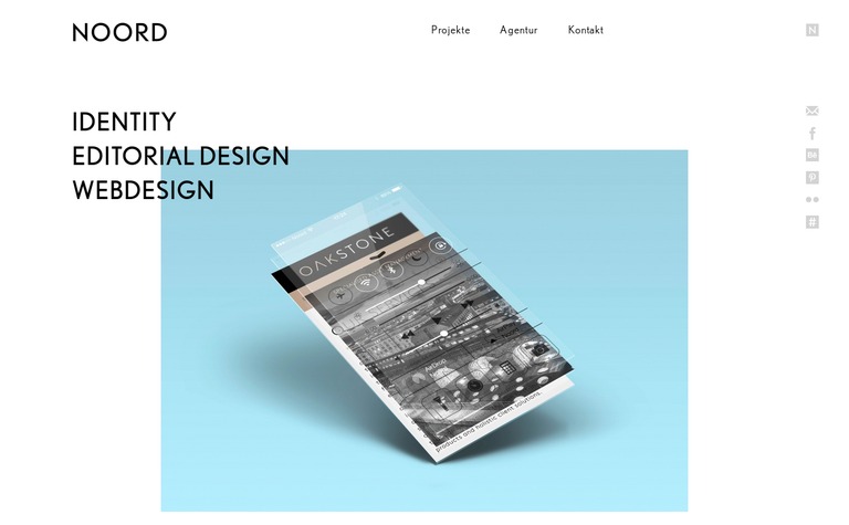 Web Design Inspiration - Noord