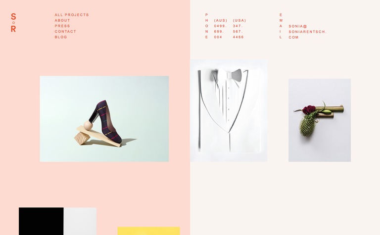 Web Design Inspiration - Sonia Rentsch