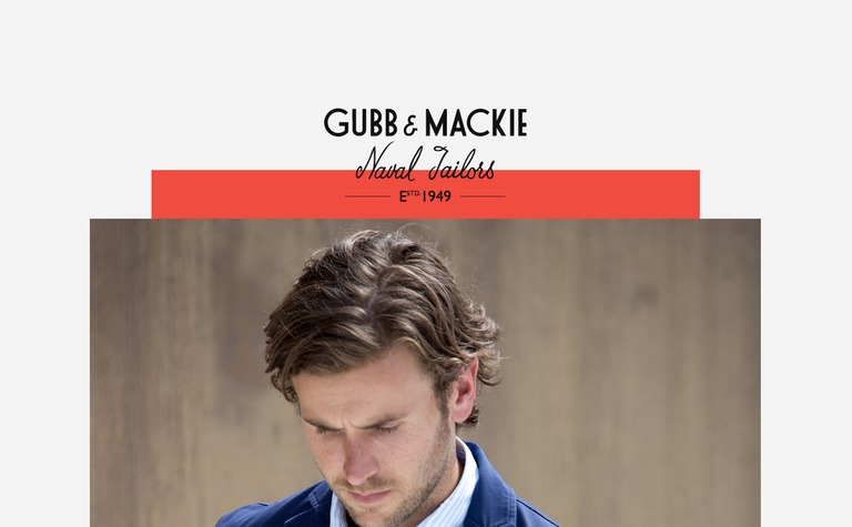 Web Design Inspiration - Gubb & Mackie