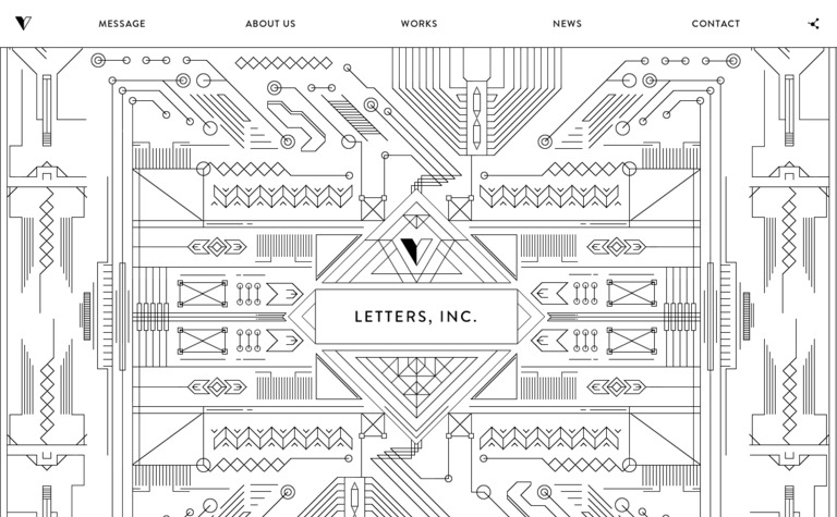 Web Design Inspiration - Letters, Inc.