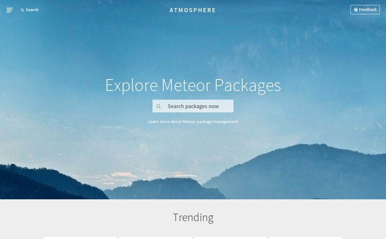 Web Design Inspiration - Atmosphere