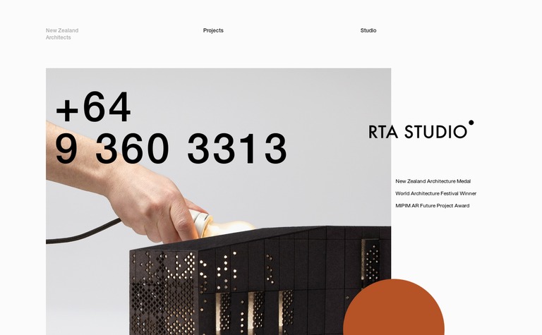 Web Design Inspiration - RTA Studio