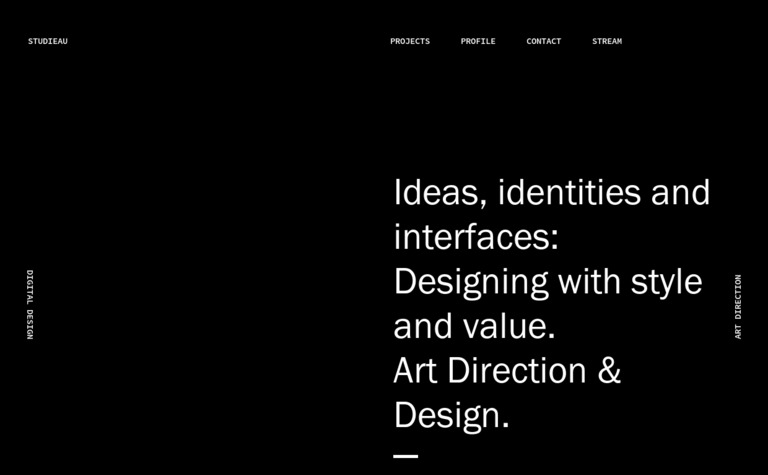 Web Design Inspiration - Studieau