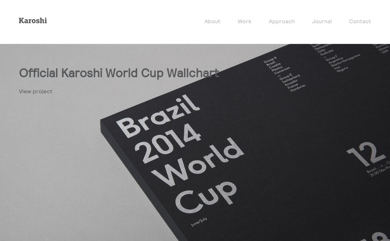 Web Design Inspiration - Karoshi