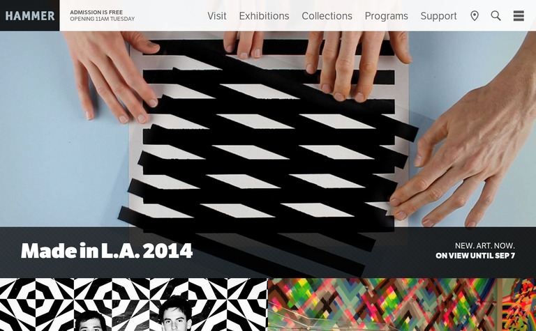 Web Design Inspiration - Hammer Museum