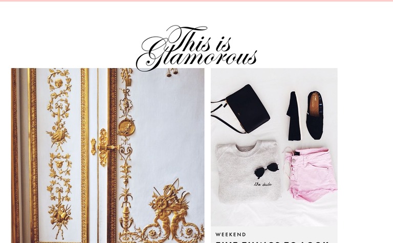 Web Design Inspiration - This Is Glamorous