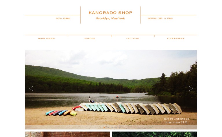 Web Design Inspiration - Kanorado Shop