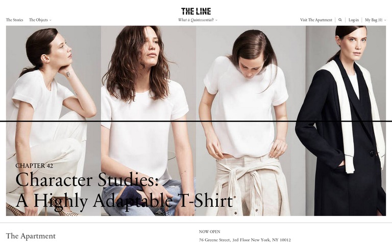 Web Design Inspiration - The Line