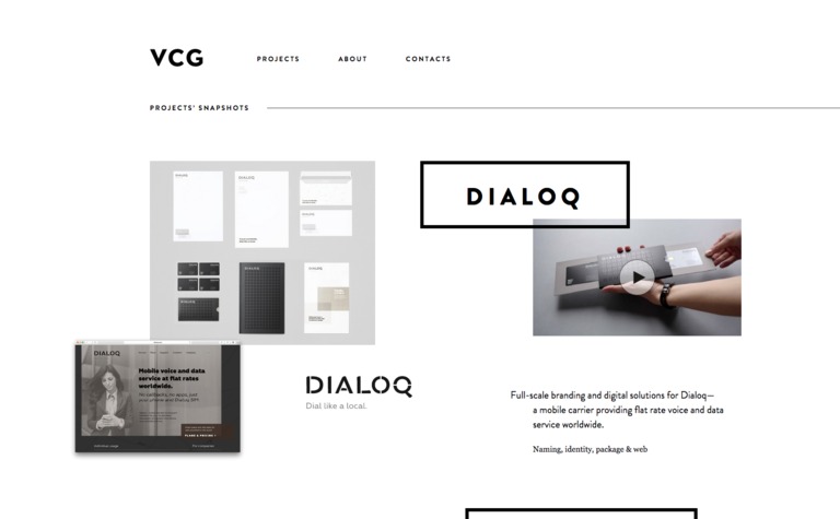 Web Design Inspiration - VCG