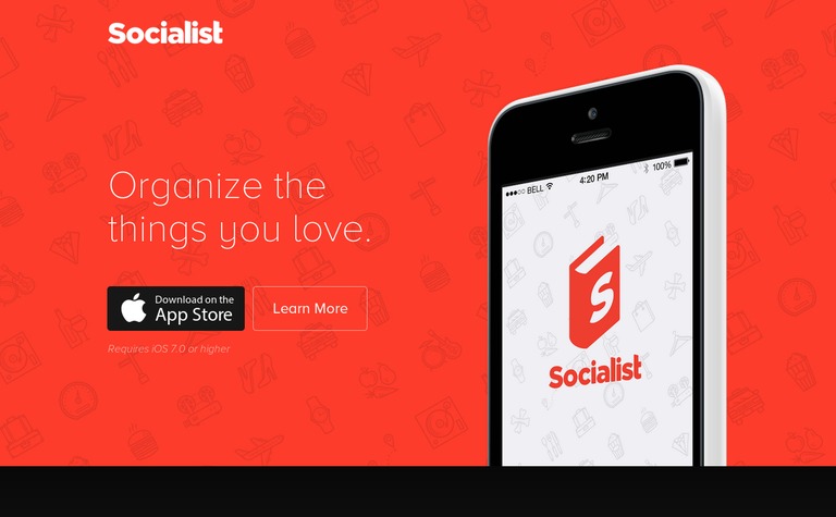 Web Design Inspiration - Socialist