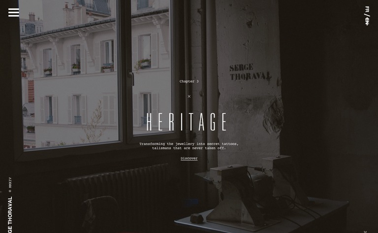 Web Design Inspiration - Serge Thoraval