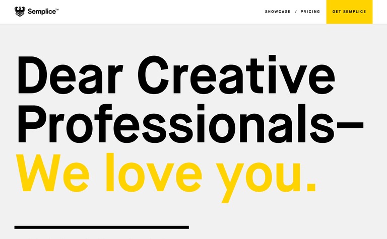 Web Design Inspiration - Semplice