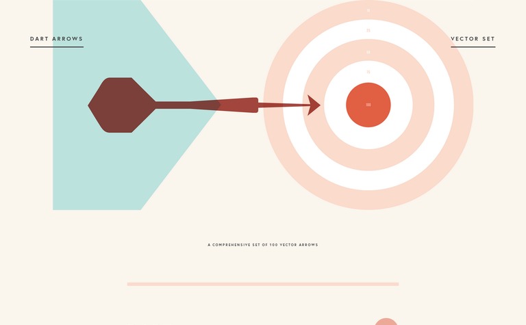 Web Design Inspiration - Dart Arrows