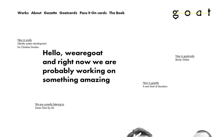 Web Design Inspiration - Goat