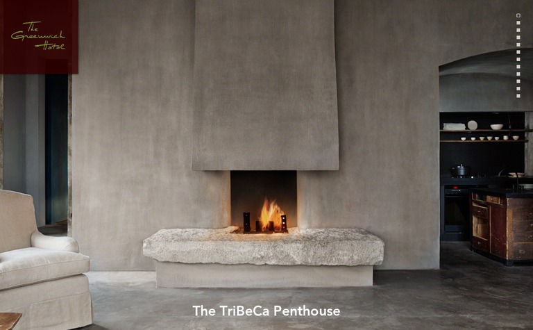 Web Design Inspiration - The TriBeCa Penthouse