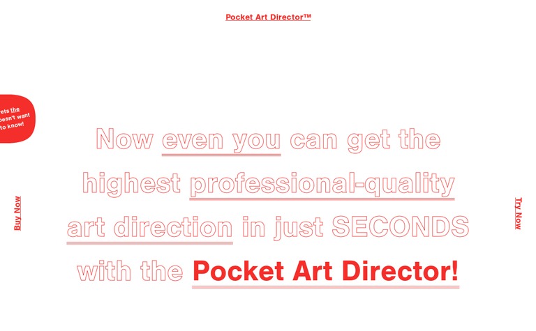 Web Design Inspiration - Pocket Art Director