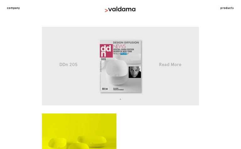 Web Design Inspiration - Valdama