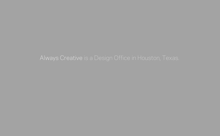 Web Design Inspiration - Always Creative