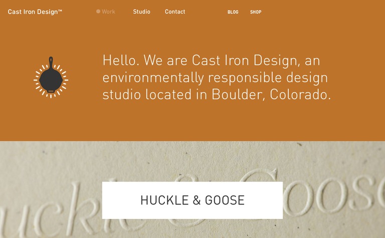 Web Design Inspiration - Cast Iron Design