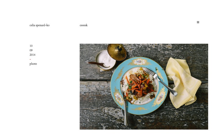 Web Design Inspiration - Celia Spenard-Ko