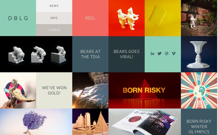 Web Design Inspiration - DBLG