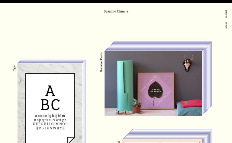 Web Design Inspiration - Susanne Chmela