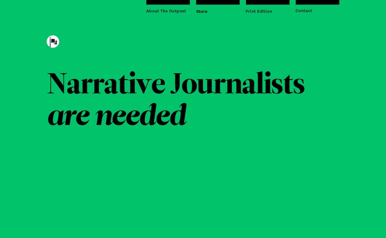 Web Design Inspiration - The Outpost