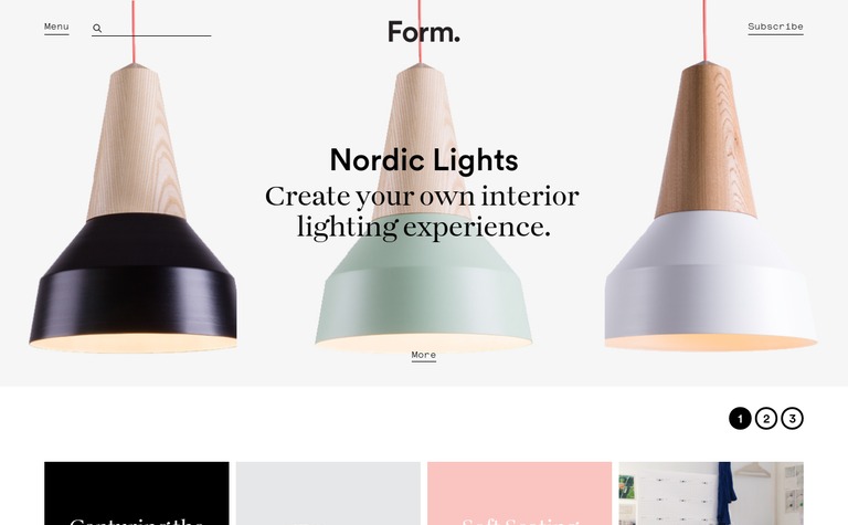 Web Design Inspiration - Form