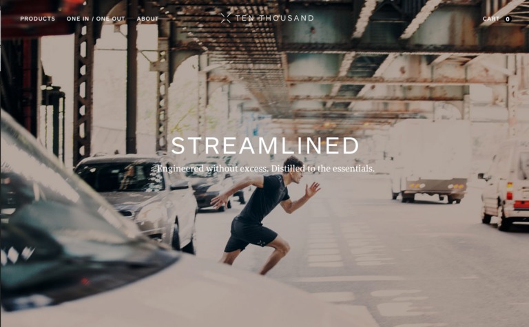 Web Design Inspiration - Ten Thousand