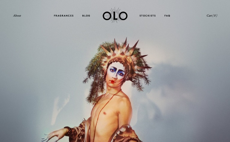 Web Design Inspiration - Olo Fragrance