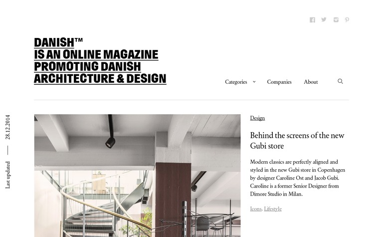 Web Design Inspiration - Danish™
