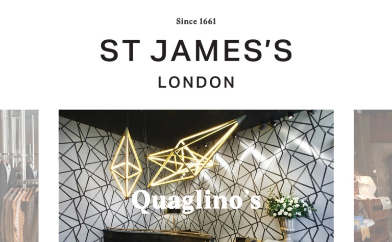 Web Design Inspiration - St James’s