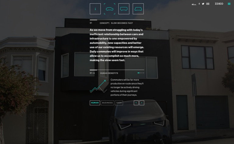 Web Design Inspiration - IDEO — Auto Mobility