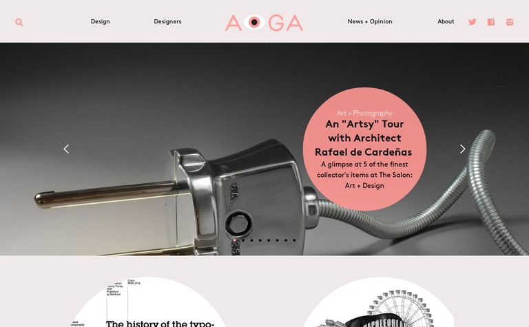 Web Design Inspiration - AIGA Eye on Design